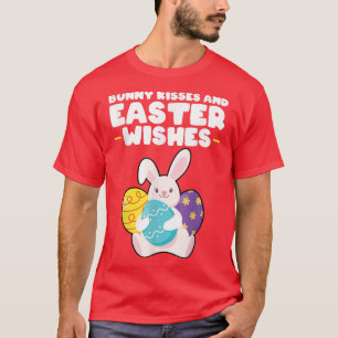 Bunny kisses and Easter wishes Easter Day T-Shirt