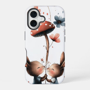 Bunny Kisses – Cottagecore Love Phone Case