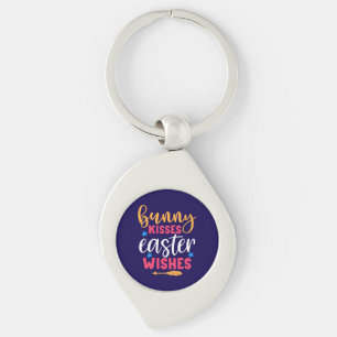 Bunny Kisses Easter Wishes-69739 Key Ring