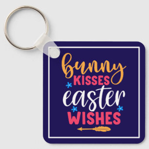 Bunny Kisses Easter Wishes-69739 Key Ring