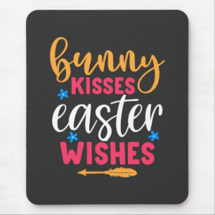 Bunny Kisses Easter Wishes-69739 Mouse Mat