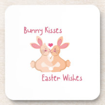 Bunny Kisses, Easter Wishes on a 