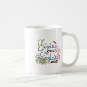 Bunny Kisses Easter Wishes Tee Gift  Coffee Mug
