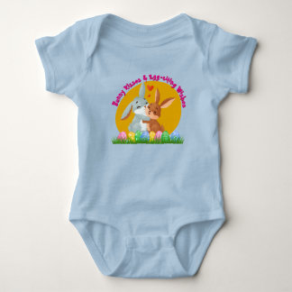 Bunny Kisses & Egg-citing Wishes Baby Bodysuit