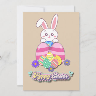 Bunny Love and Easter Cheer Invitation
