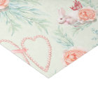 Bunny Love and Roses Watercolor Tissue Paper