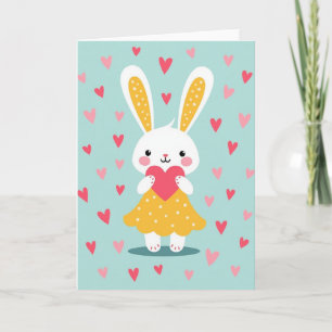 Bunny Love Heartfelt Wishes Card