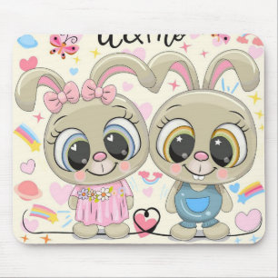 Bunny Love Mouse Mat