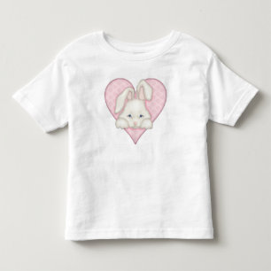 Bunny Love Pink Toddler T-Shirt