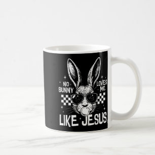 Bunny Loves Like Jesus Funny for Kids Women Men Coffee Mug