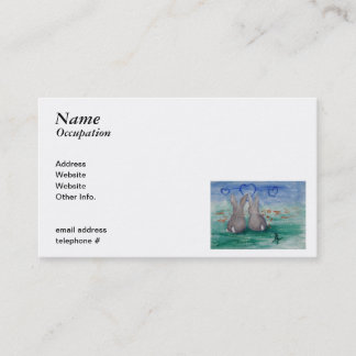 Bunny Lovin' aceo Business Card
