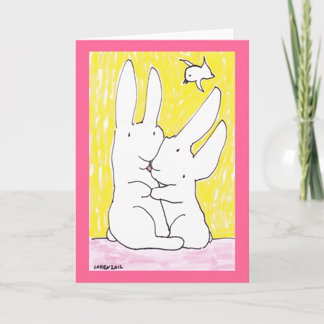 Bunny Lust - greeting card (Front)
