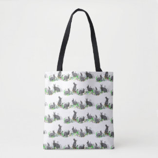 Bunny Meadow All Over Print Bag (choose colour)