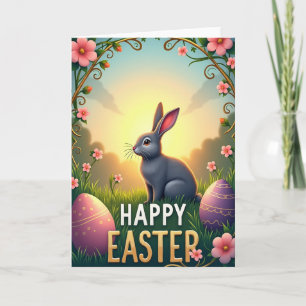 Bunny Meadow Celebration Card
