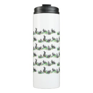 Bunny Meadow Thermal Tumbler (choose colour)