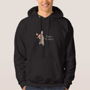 Bunny Merry Christmas Winter Animals Rabbits Hoodie