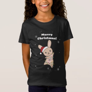 Bunny Merry Christmas Winter Animals Rabbits T-Shi T-Shirt