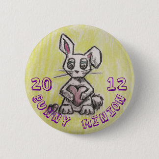 Bunny Minion 2012 6 Cm Round Badge