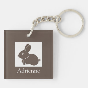Bunny Mom Key Ring