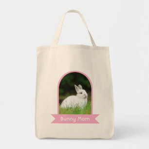 Bunny Mom Photo  Tote Bag