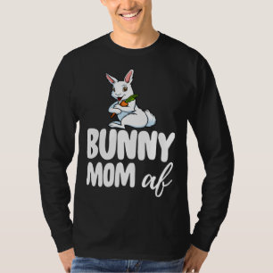 Bunny Mom Women Crazy Bunny Lady T-Shirt
