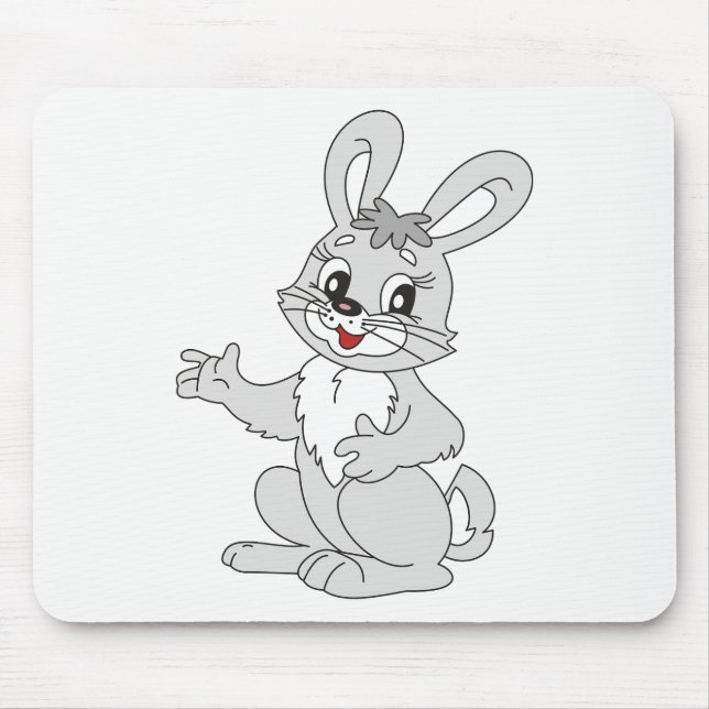 Bunny Mouse Mat (Front)