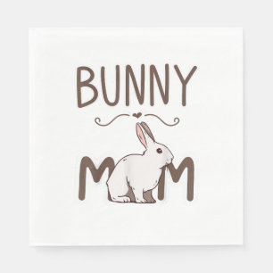Bunny Mum Clothes Easter Outfit Hare Mothers Day G Napkin