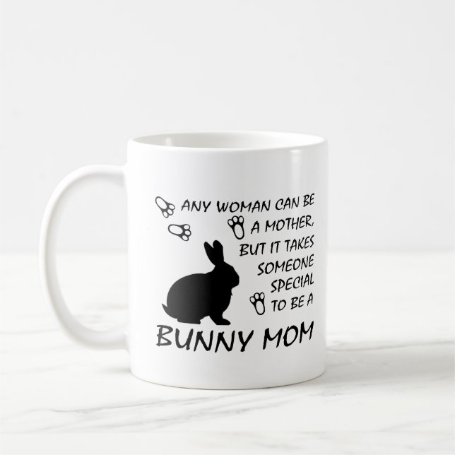 Bunny Mum Mug Coffee Tea Cup Funny Gifts Women (Left)