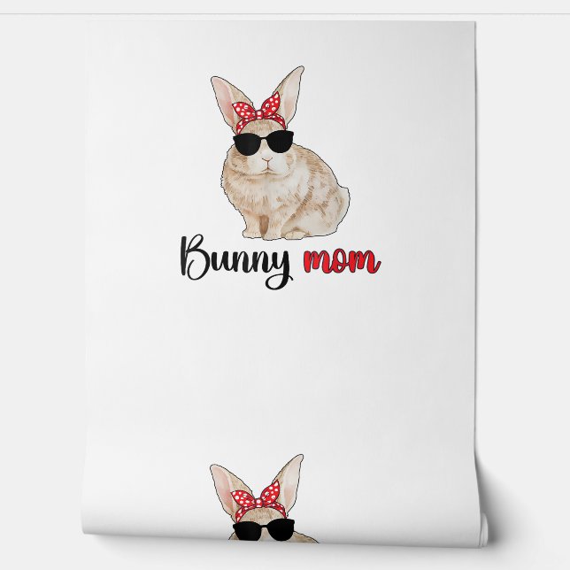 Bunny Mum Rabbit Mama Bunny Mother Rabbit Owner  Wallpaper (Unrolling)