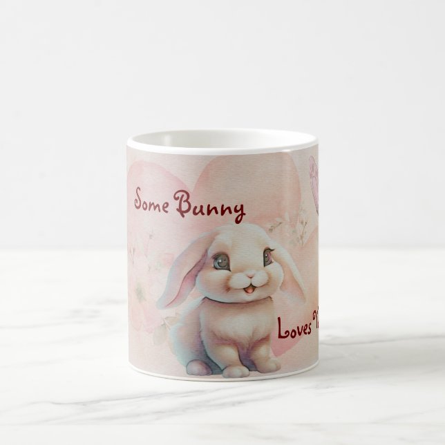 Bunny n' Butterfly  Coffee Mug (Center)