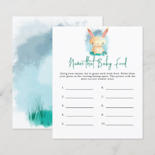 Bunny Name that baby Food shower game
