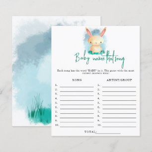 Bunny Name that song baby shower game