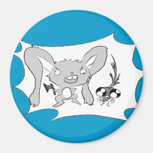 Bunny needs eats magnet
