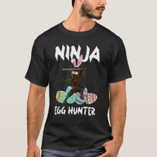 Bunny Ninja Cute Egg Hunter Easter Day T-Shirt