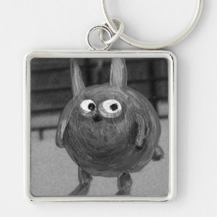 bunny noir key ring