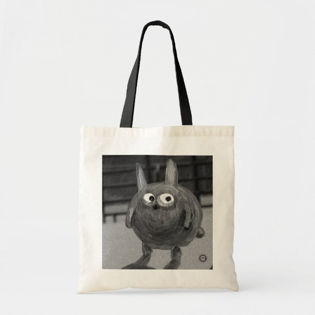 bunny noir tote bag (Front)