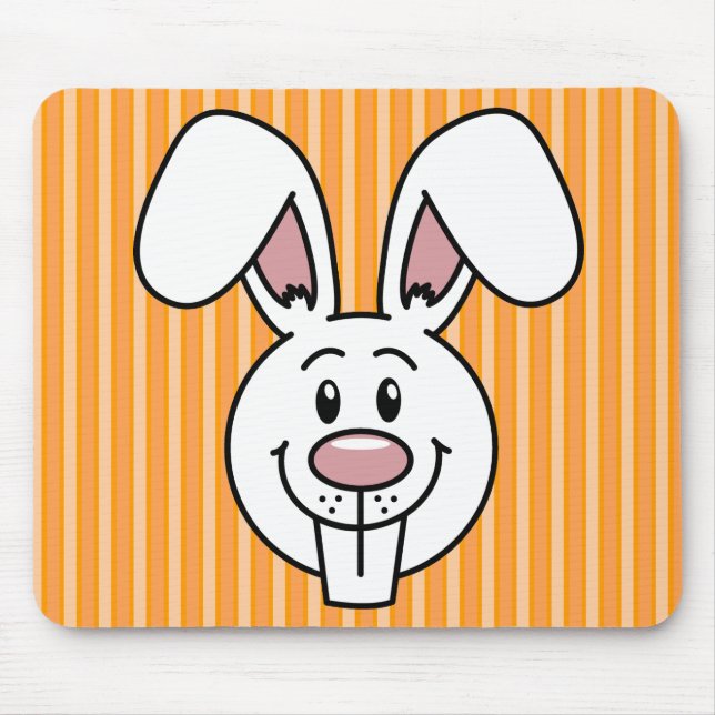Bunny (Orange) Mousepad (Front)