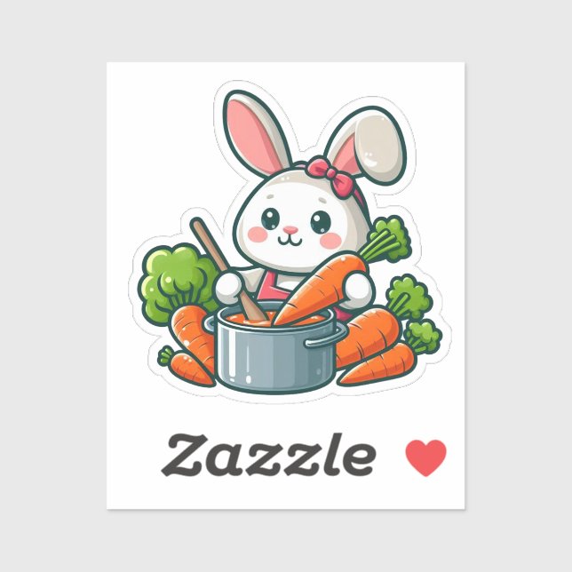 BUNNY. #Part2 / Sticker (bunny is coocking) #11 (Sheet)