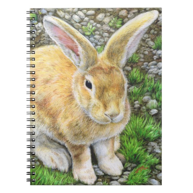 Bunny Pastel Notebook (Front)