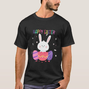 Bunny Pastel Spring Hunt Eggs Rabbit Happy Easter T-Shirt