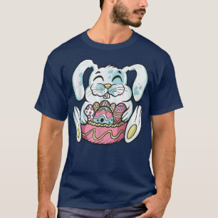 Bunny Pastel Spring Hunt Eggs Rabbit Happy Easter T-Shirt