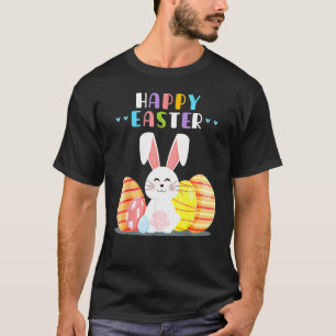 Bunny Pastel Springs Hunt Eggs Rabbit Happys Easte T-Shirt