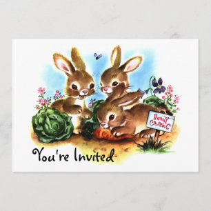 Bunny Patch (D) Invitation