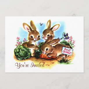 Bunny Patch Invitation