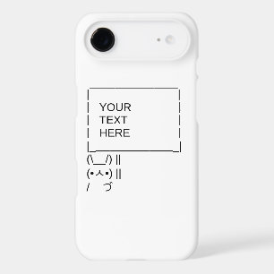 Bunny Protest Sign / Customisable ASCII Text Art