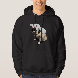 Bunny Pug Classic T-Shirt 379 Hoodie
