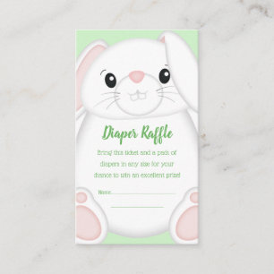 Bunny Rabbit Baby Shower Enclosure Card