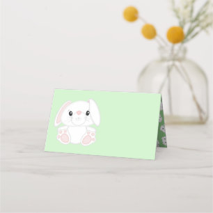 Bunny Rabbit Baby Shower Place Card