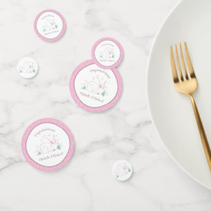 Bunny Rabbit Baby Shower Woodland Animals Confetti