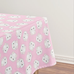 Bunny Rabbit Birthday Party Tablecloth